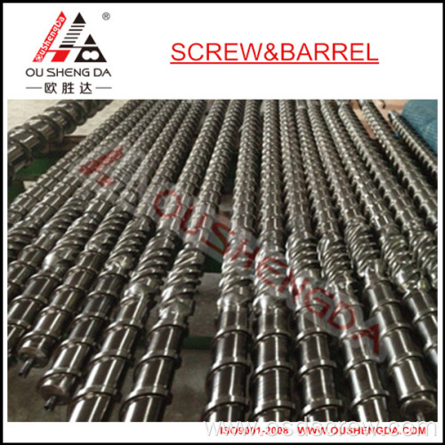 65mm Bimetallic Single Screw Barrel for PE/PP/HDPE/LDPE Film / granules/ pelletizing